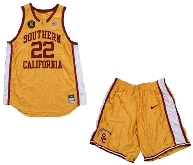 2006-07 Taj Gibson Game Used USC Trojans Uniform 